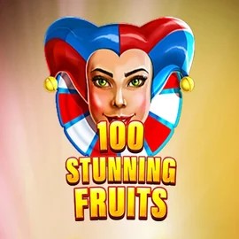 100 Stunning Fruits slot logo by SYNOT Games at Rainbet Casino