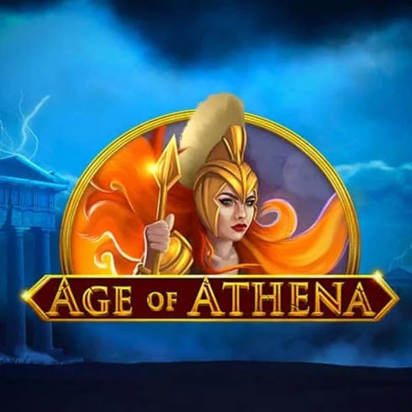 Age of Athena slot logo by Epic Industries at Rainbet Casino