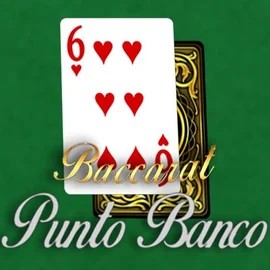 Baccarat - Punto Banco online game logo by Red Tiger Gaming on rainbetcasinos.es