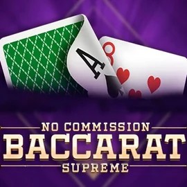 Baccarat Supreme slot logo by OneTouch Games at Rainbet Casino