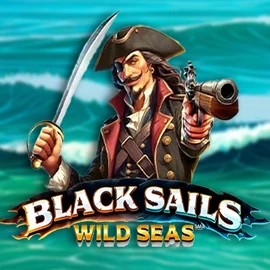 Black Sails Wild Seas logo by Infinity Dragon Studios at Rainbet Casino