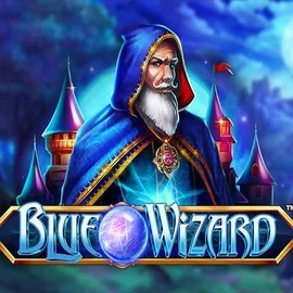 Blue Wizard slot logo by Quickspin at Rainbet Casino