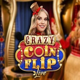 Crazy Coin Flip slot icon by Evolution, available at Rainbet Casino