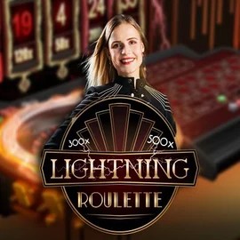 Official Live Casino logo: Lightning Roulette by Evolution at Rainbet Casino