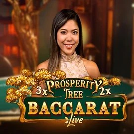 Prosperity Tree Baccarat logo by Evolution Rainbet Casino