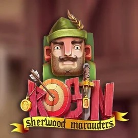 Official Slots logo: Robin Sherwood Marauders by Yggdrasil at Rainbet Casino