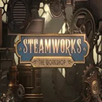 Enjoy Steamworks The Workshop by Peter & Sons – logo hosted on rainbetcasinos.es